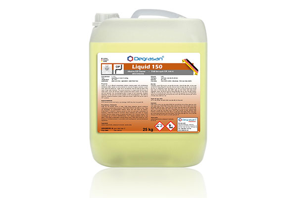 Tẩy rửa các chất hữu cơ và khử trùng đường ống, bồn chứa Degrasan Liquid 150