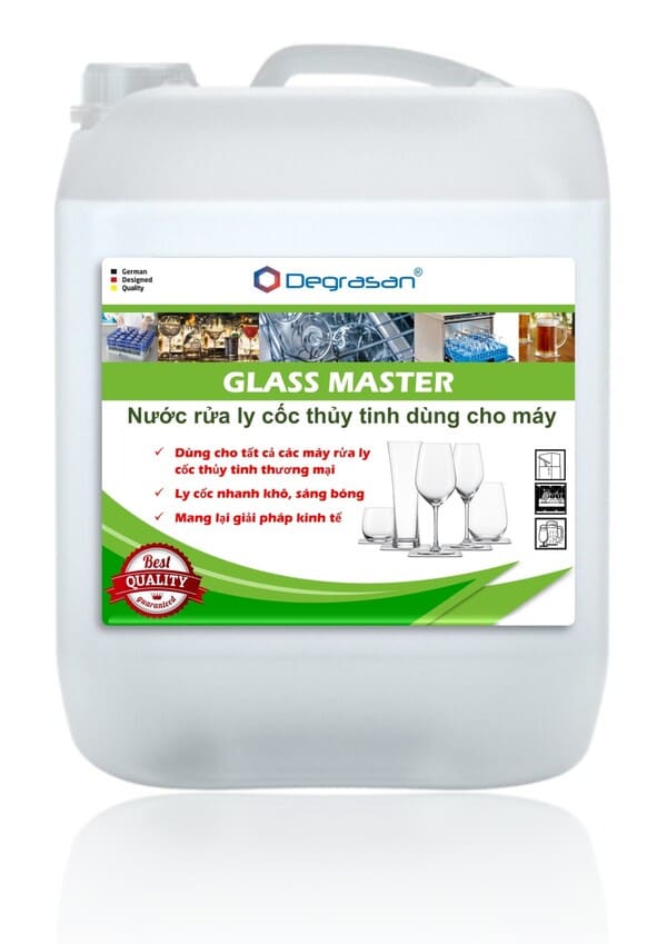 hóa chất cho máy rửa bát công nghiệp Degrasan Glass Master